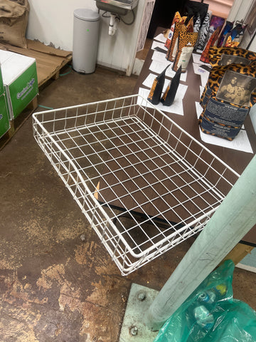 PICK UP ONLY: large cool metal basket, very sturdy