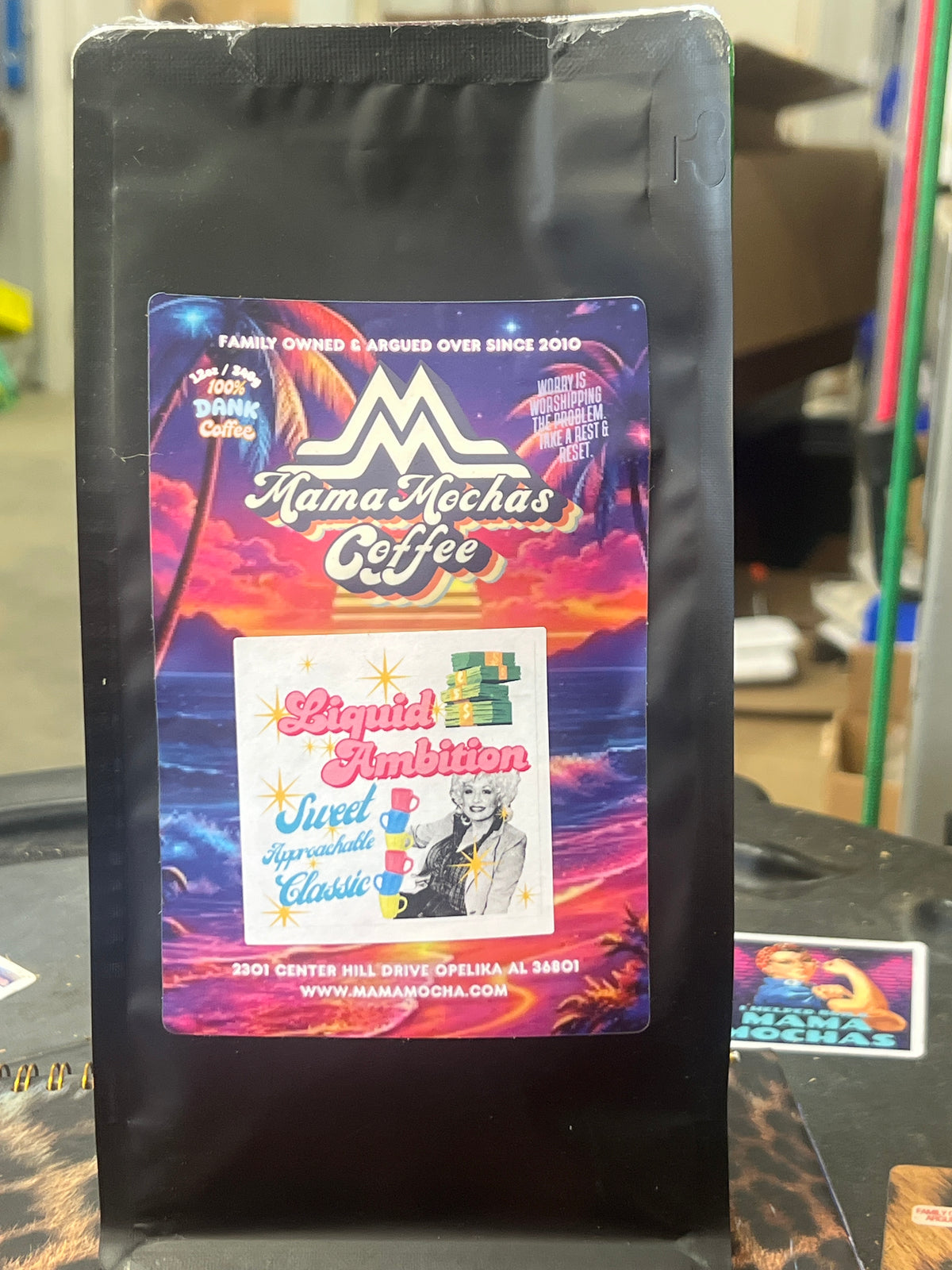 12oz whole bean liquid ambition 9/22 roast date -let degass for two days before packaging instead of right away