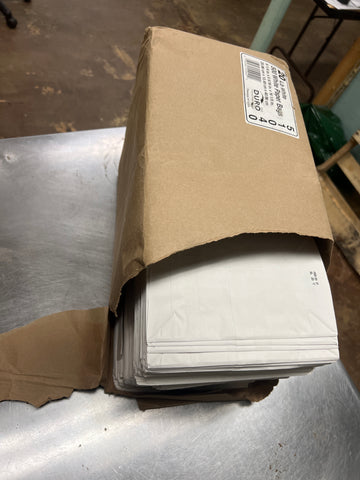 PICK UP ONLY 475 white paper sacks size 20# VERY LARGE!!!