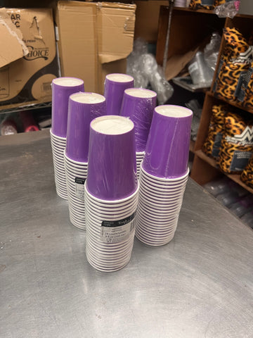 PICK UP ONLY 6 pack of 24 purple paper cups- not for